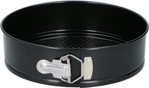 alpina springform mit Boden 24 x 7 cm Stahl schwarz