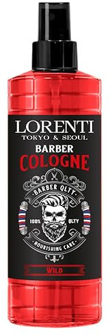 Lorenti Wild Aftershave Barber Cologne for Men | Long Lasting Mens Cologne - Clean, Refined, Masculine Perfume for Men - Clean & Sterilize Skin 400 mL