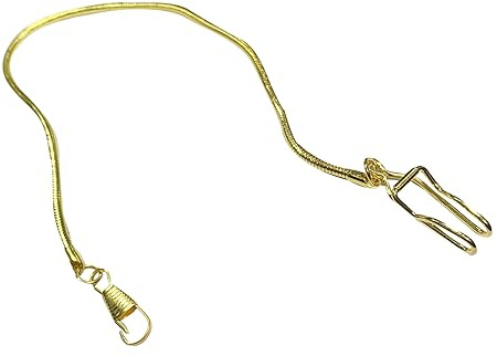 minkissy 1 Pieza Cadena de Reloj de Bolsillo Cadenas Oro Delgado Mirar Cadena de Reloj Antiguo Acero cinturón de Mujer Metal Golden