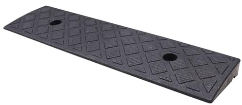 Rampe D'allée, PVC Rampe De Bordure, Rampes De Garage Antidérapante pour Allée, Quai De Chargement, Trottoir, Voiture, Camion, Moto