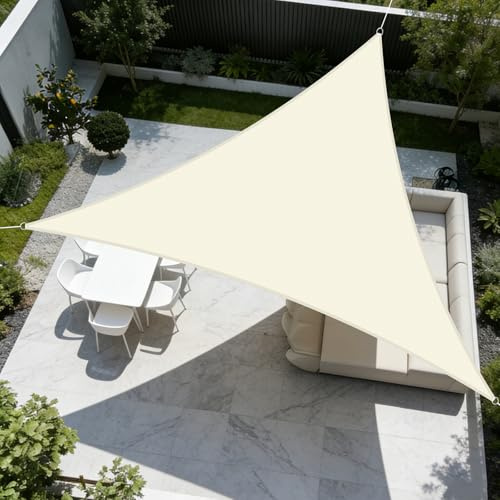LOVE STORY Sonnensegel Dreieckig 2.5x2.5x2.5m Wasserdicht UV95% für Garten