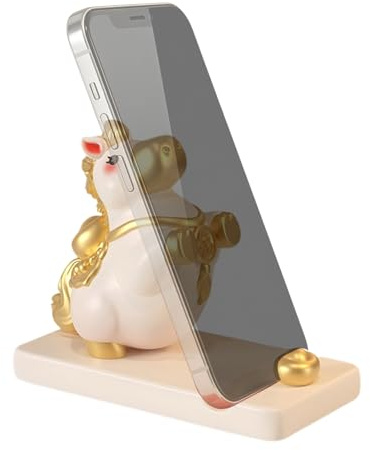 Supporto per telefono | Supporto per cellulare a forma di cavallo, supporto per telefono da scrivania | per ragazze, adolescenti, bambini, donne, tablet, casa, ufficio, vanità, calza di Natale