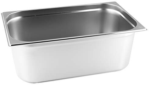 GVK ECO Récipient GN Gastronorm 1/1 200 mm en acier inoxydable Argenté