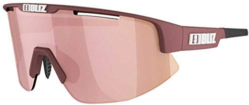 Bliz Damen Matrix Small Sonnenbrille, Matt Burgundy/Brown W Rose MUL, Einheitsgröße