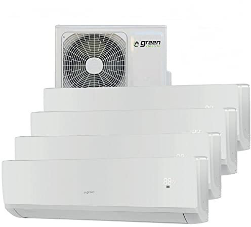 CLIMATISEUR GREEN ELECTRIC WIFI A++ R32 9+9+9+18 BTU INVERTER QUADRI SPLIT