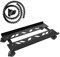 Steel Computer Tower Stand, CPU Stand Adjustable Mobile Cart Holder, Desktop Stand with Rolling Locking Caster Wheels, PC Tower Stand Holder for Floor Carpet Gaming PC Case, Home Office Under Desk
