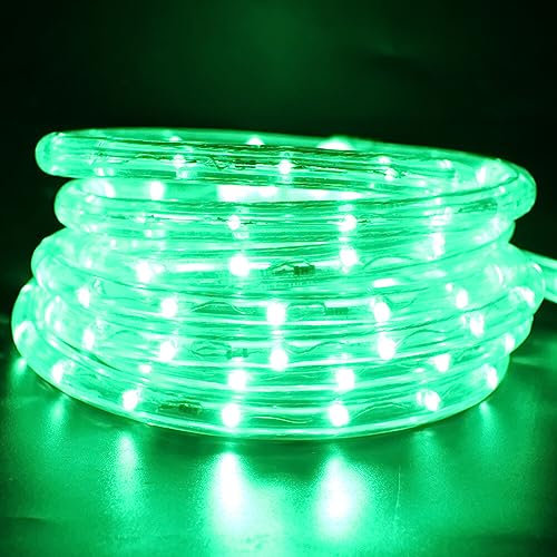 Wisada LED Lichtschlauch Außen,4M 36LEDs/m Grün LED Schlauch 220V LED Tube Light Indoor Leuchtstoffröhre, Outdoor LED Lichter Wasserdicht Lichterschlauch für Terrasse Wohnzimmer Weihnachten Partydeko
