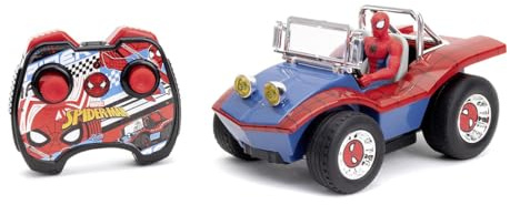 Jada Marvel Spiderman Buggy RC - Radio Controlled Car Turbo Function - Scale 1:24 - Ages 6 and Above