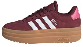 Adidas Zapatos Unisex para niños VL Court Bold, Shadow Red Cloud White Pink Fusion, 4.5 UK Child