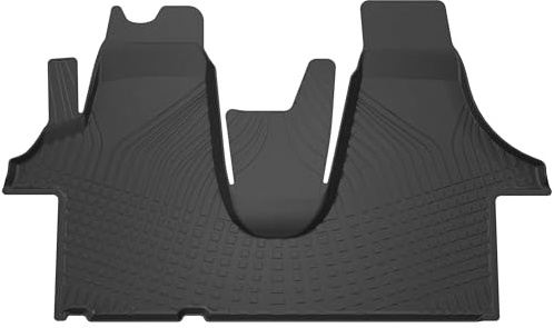 Walser Premium Fussmatten Auto für VW T5 04/2003-08/2015, T6 04/2015-2019, 100% passgenaue Gummimatten Auto - Made in EU, robuste Fußmatten Auto, Auto Fußmatten, Fußmatte Auto