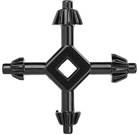 4-in-1 Chuck Key for Drill Chuck Key - Durable Steel Drill Chuck Key Wrench for Tightening & Loosening Drill Chucks, Compact & Portable Tool for Electric Drills and Power Tools