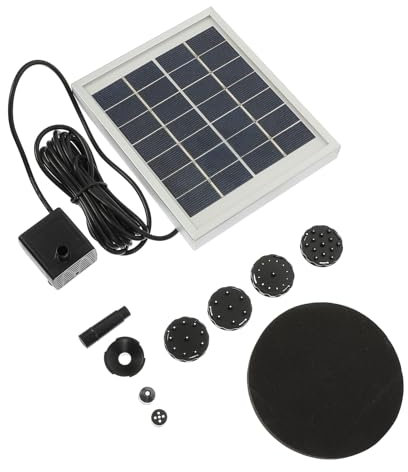 Happyyami Solarbrunnen Mit Wasserbrunnenpumpe Solarteichpumpe Für Garten Pool Solarbrunnenpumpe Poolpumpe