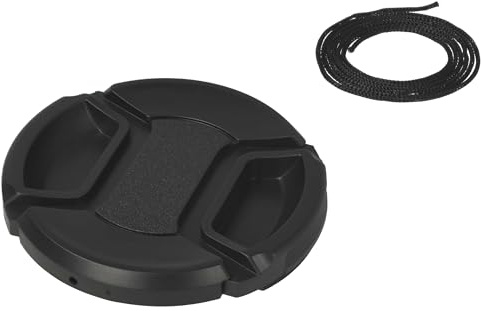 vhbw Objektivlock 58 mm kompatibel med Sigma Tamron SP 90 mm F/2.8 Di Macro 1:1 VC USD kamera – plast svart, med innerhandtag