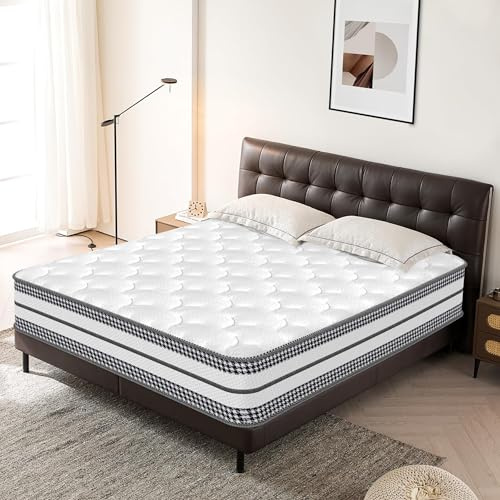 Colchón 90x200 cm Viscoelástica Altura 24cm - Colchón de Espuma HR y Blue Latex, Firmeza Media y Confort, Transpirable, Antibacteriano, Hipoalergénico, Ergonómico, Oeko-Tex, Cara Invierno Verano