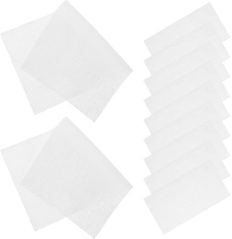 Housoutil 500Pcs Large Stretchable Cosmetic Cotton Pads for Facial Cleansing and Makeup Removal, Soft Non-Woven Face Pads for Toner, and Wet Use, Salon-Grade Cotton Rounds