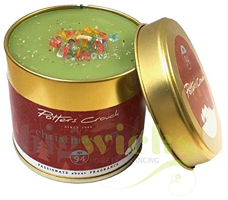 Potters Crouch Kerze in Dose, Weihnachtsbaum