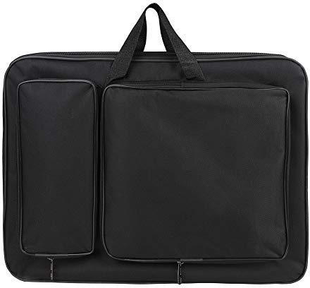 ITODA A3 Sac pour Dessin Peinture Croquis Art Portfolio Sacoche de Transport Etanche Sac de Rangement avec Bandoulière Portable pour Adultes Enfants Étudiants Multifonction Sac Dossier d'art