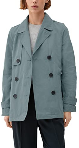 s.Oliver Women's Jacke Jacket, BLUE GREEN, 34