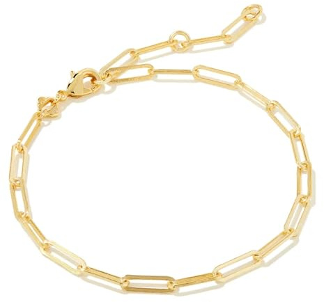 Kendra Scott Courtney Paperclip Bracelet in 14k Gold-Plated Brass, Fashion Jewelry for Women