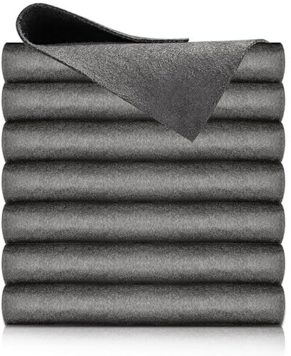 GEPAS 5 Piezas Paño de Limpieza Mágico,Trapo de Limpieza de Microfibra,Trapo de Limpieza de Microfibra Reutilizable Sin Rayas,Limpieza De Vidrio Reutilizable Multiusos, Ventanas, Espejos, Automóviles