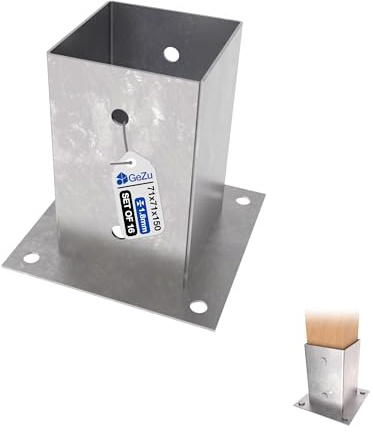 GeZu Impex Base de Poste 71 x 71 mm Juego of 16