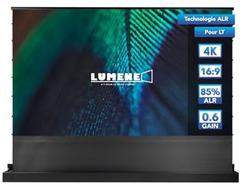 Lumene Écrans de Projection motorisés de Sol Eden Extra Bright UST - 92 Pouces Autoportant, Électrique Rétractable, ALR CLR, 4K UHD, Home Cinéma Portable, Écran pour Projecteur Ultra-Courte Focale