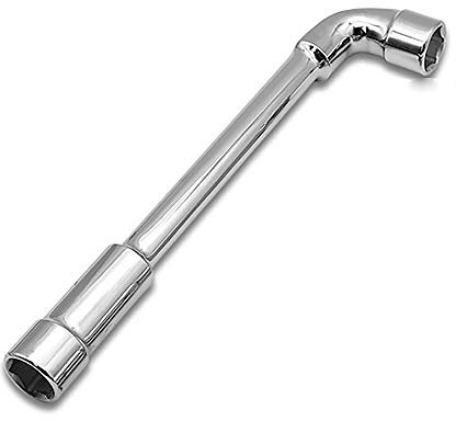 TopHomer Llave de vaso métrica en ángulo de 7 mm en forma de L, llave hexagonal de doble extremo para reparación general