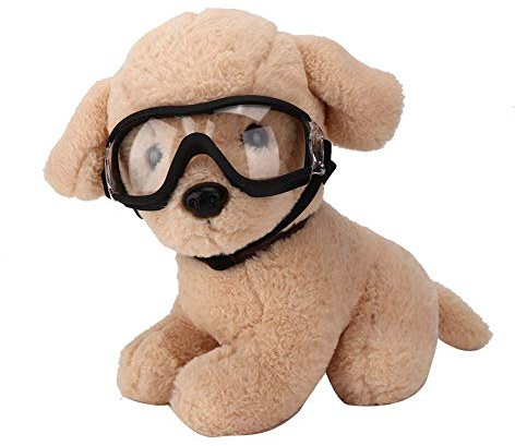 Occhiali per Cani Occhiali da Sole Trasparenti per Cani da Compagnia Occhiali da Sole Antivento Impermeabili Uv Occhiali Protettivi con Cinturino Regolabile per Cani di Taglia