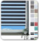 Rollmayer Doppelrollo Klemmfix ohne Bohren Klemmrollo Fensterrollo Duo Rollo Sonnenschutzrollo Zebrarollo Seitenzugrollo für Fenster und Tür (Schwarz - 95 x 220 cm - BxH)