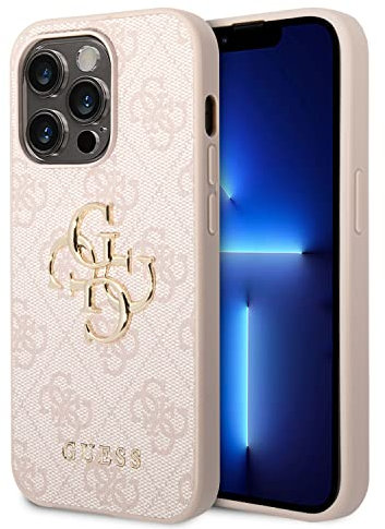 CG MOBILE Guess PU-Lederhülle für iPhone 15 Pro Max (Pink)
