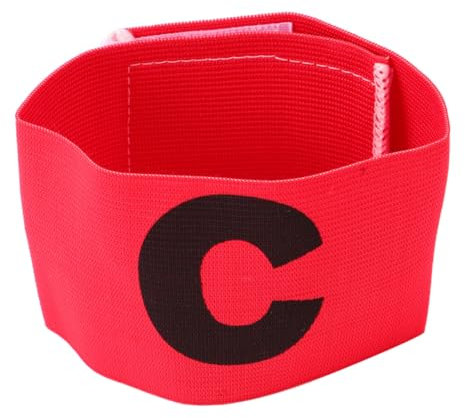 WHAMVOX 8st Schwarze Kapitänsbinde Kapitänsabzeichen Basketballspielerband Fußballkapitänsband Armbinde Der Fußballmannschaft Fußball-kapitänsbinde Sportkapitänsband Torwart Kind Armband