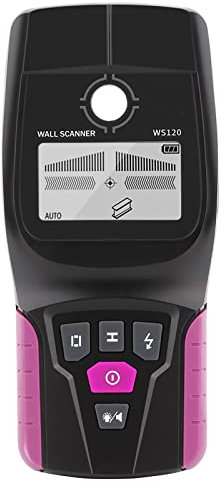 KEhtu Escáner De Pared, Detector De Pared, Cable con Corriente, Buscador De Metales para Tuberías De Agua De PVC, Adecuado para Detectar Cables De Metal, Madera Y CA Ocultos En La Pared