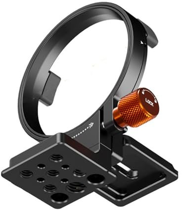 Collare girevole per treppiedi ad alta resistenza per supporto DSLR che assicura stabilità e flessibilità