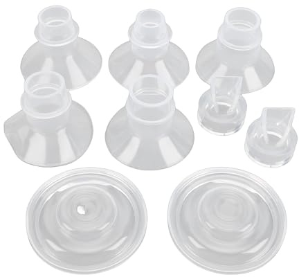 Fafeicy Insert de Bride adapté à la Pompe D'allaitement Portable S12, Pièce de Rechange pour Pompe à Bec de Canard, Diaphragme de Vannes à Bec de Canard