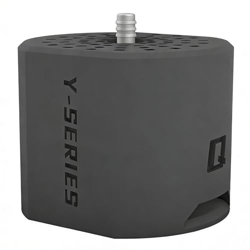 YUDOTE Pietre d'aria per acquario con copertura antigraffio, diffusore di bolle aeratore per casa o mercato vita acquatica, grigio, confezione da 1