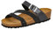 Lico NATURAL GLITTER Damen Pantoletten, Schwarz, 37 EU