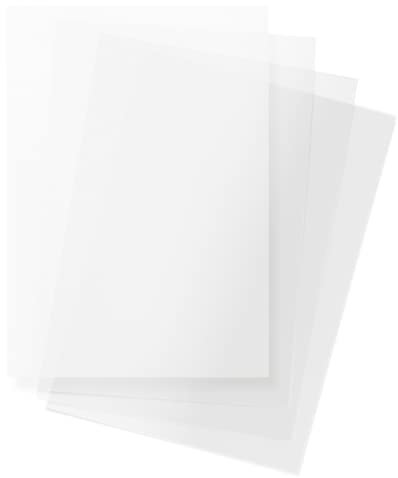 Netuno 10 x Weiß Transparentpapier DIN A4 210x 297 mm 90g Papier transparent zum Drucken Pauspapier Architektenpapier Künstlerpapier durchsichtig für Weihnachten Hochzeit Geburtstag Kommunion Taufe