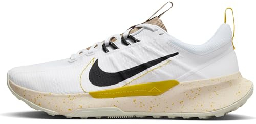 Nike Herren Juniper Trail 2 Nn Niedrig, Weiß, Schwarz, lebendiges Schwefel-Kaki, 46 EU