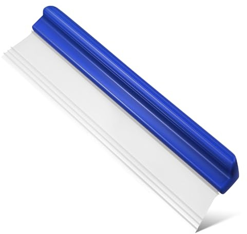 DINHEAROM Spingiacqua per Auto Versatile per Pulizia Parabrezza e Specchi in Abs Blu Design Efficiente per Rimuovere Acqua e Sporco su Finestra e Vetri