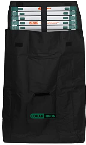 Échelle télescopique Pliante en Aluminium 5m (2,5 + 2,5) Échelle Extensible antidérapante Échelle Double Échelle Polyvalente Extensible Capacité de Charge 150 kg