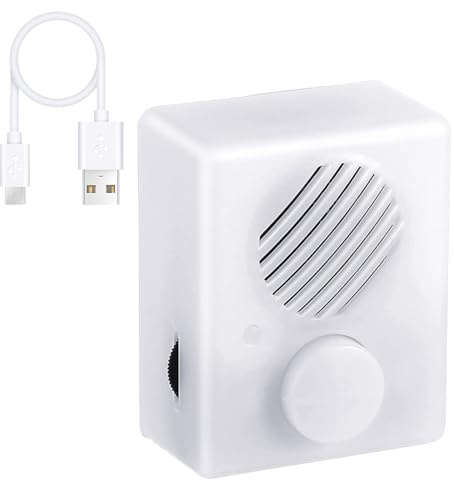 Casella vocale per animale imbottito | 360 secondi Modulo di registratore audio bianco | Pulsante giocattolo di peluche, bambola per bambini chip per messagi vocale registrabile, creazione di