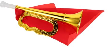 SUPVOX Tromba Giocattolo in Plastica Per Ragazzo Ragazza Ragazza Strumento Rumoroso Per Feste e Giochi Sportivi Leggera Decorazione in Rosso Adatta Per Principianti e Bande Di Ragazzo