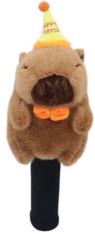 Copritesta per driver da golf, in peluche a tema animale, sintetico di alta qualità, design facile da togliere, divertente novità per giocatori di golf, copertura per la testa per uomini e donne G