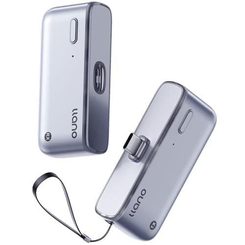 Ilano S850 USB-C Transmisor y Receptor HDMI Inalámbrico, Entrada Ultra 4K Salida 1080P@60Hz, 50M, 5G+2.4G, Plug & Play para Teléfono, Tablet, Portátil, PC, Monitor, Proyector, TV Box, etc(Gris)