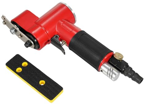 Lmrysalque YC2622 Reciprocating Pneumatic Grinding and Polishing Machine Mini Straight Line Air Sander Pneumatic Sander Air-Operated Handheld Polisher Waxer for Furniture Wood (YC2622)