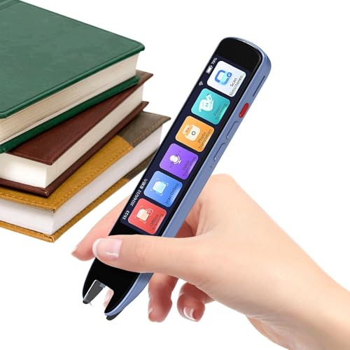 Bolígrafo de lectura para niños, bolígrafo de lectura portátil inteligente con inteligencia artificial, traductores electrónicos de idiomas extranjeros, para niños, adultos, profesores, aula, escuela