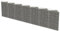 vidaXL Gabione Wand 450x30x100 cm Steinkorb Steinegabione Mauer Drahtkorb