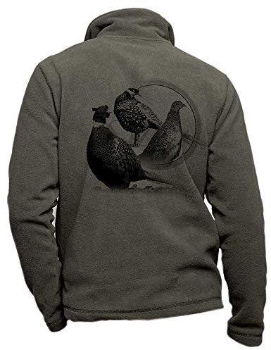 Polaire de chasse kaki personnalisé faisan - affaire de chasse taille XL
