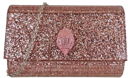 Kurt Geiger London Party Eagle Pochette Drench Rosa Pallido Taglia Unica