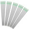 iMeshbean Fieberglaspfeile Pfeile für bogenschießen, 25 Stück Bogenpfeile Erwachsene 31 Zoll 6mm Fiberglaspfeil Jagdpfeile für Bogen, Recurvebogen, Sportbogen,Outdoor Zielschießen (Grün)